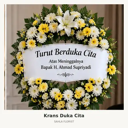 Krans Bunga Duka Way Halim